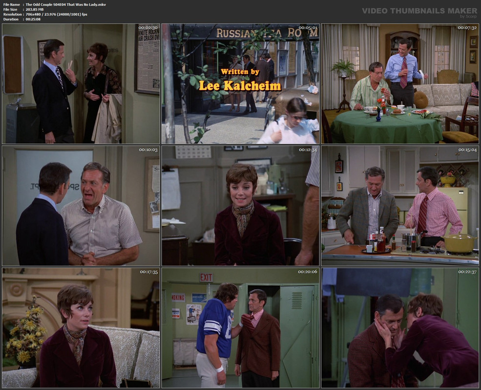 The Odd Couple S04E04 That Was No Lady.mkv