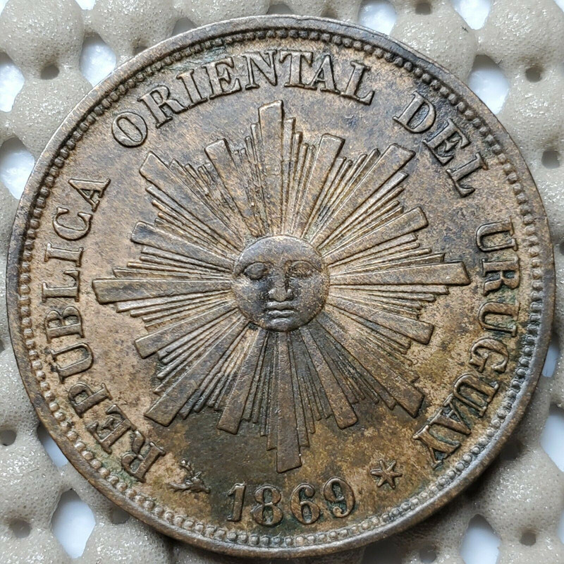 Uruguay •1869• 1 Centésimo  1869a