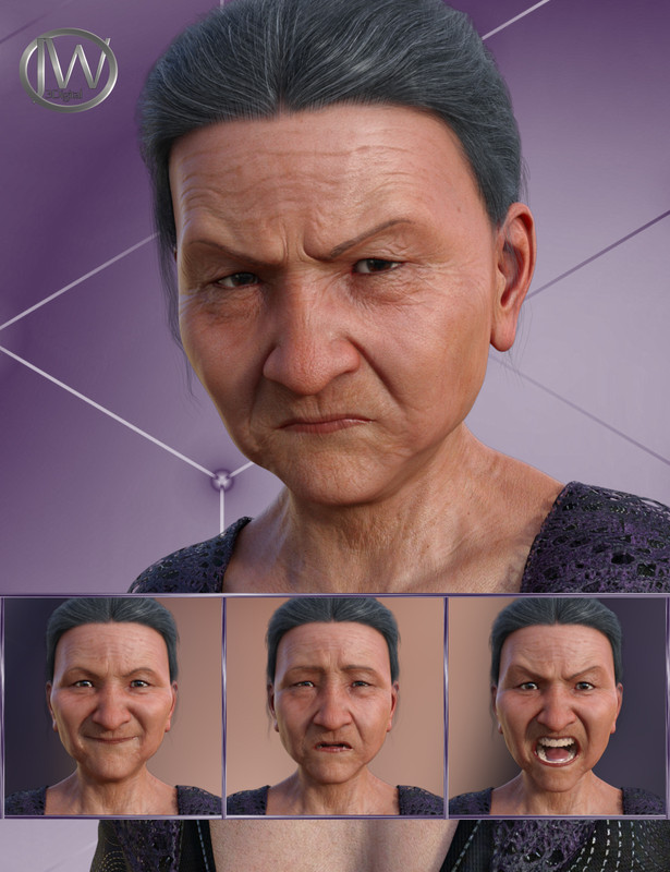 Wisdom - Expressions for Genesis 8 Female and Mrs Chow 8