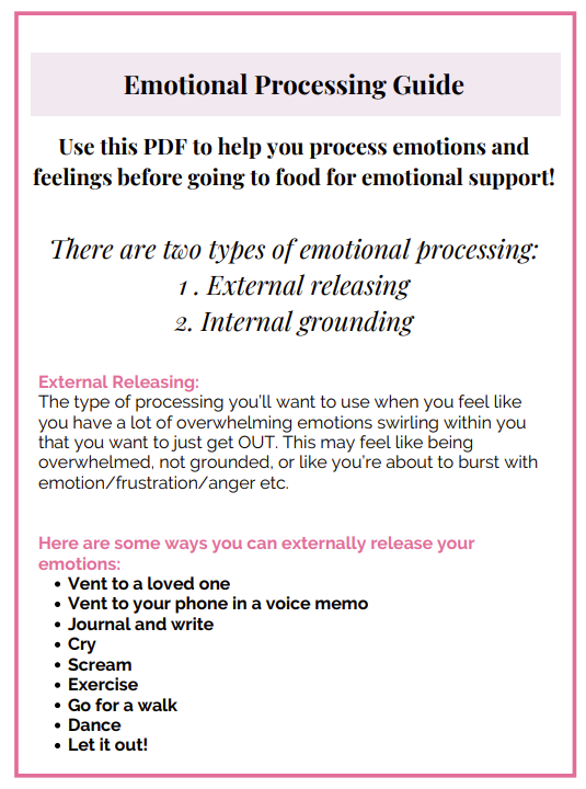 Emotional Processing Guide