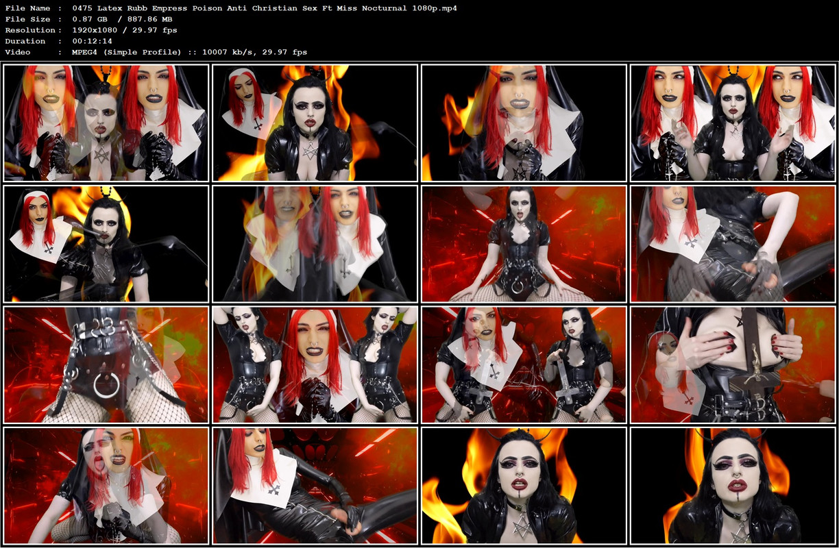 0475 Latex Rubb Empress Poison Anti Christian Sex Ft Miss Nocturnal 1080p.mp4