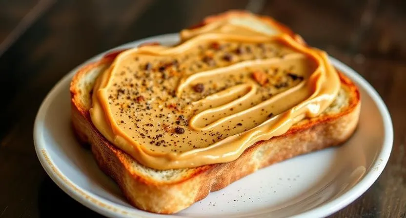 Тосты с арахисовым маслом