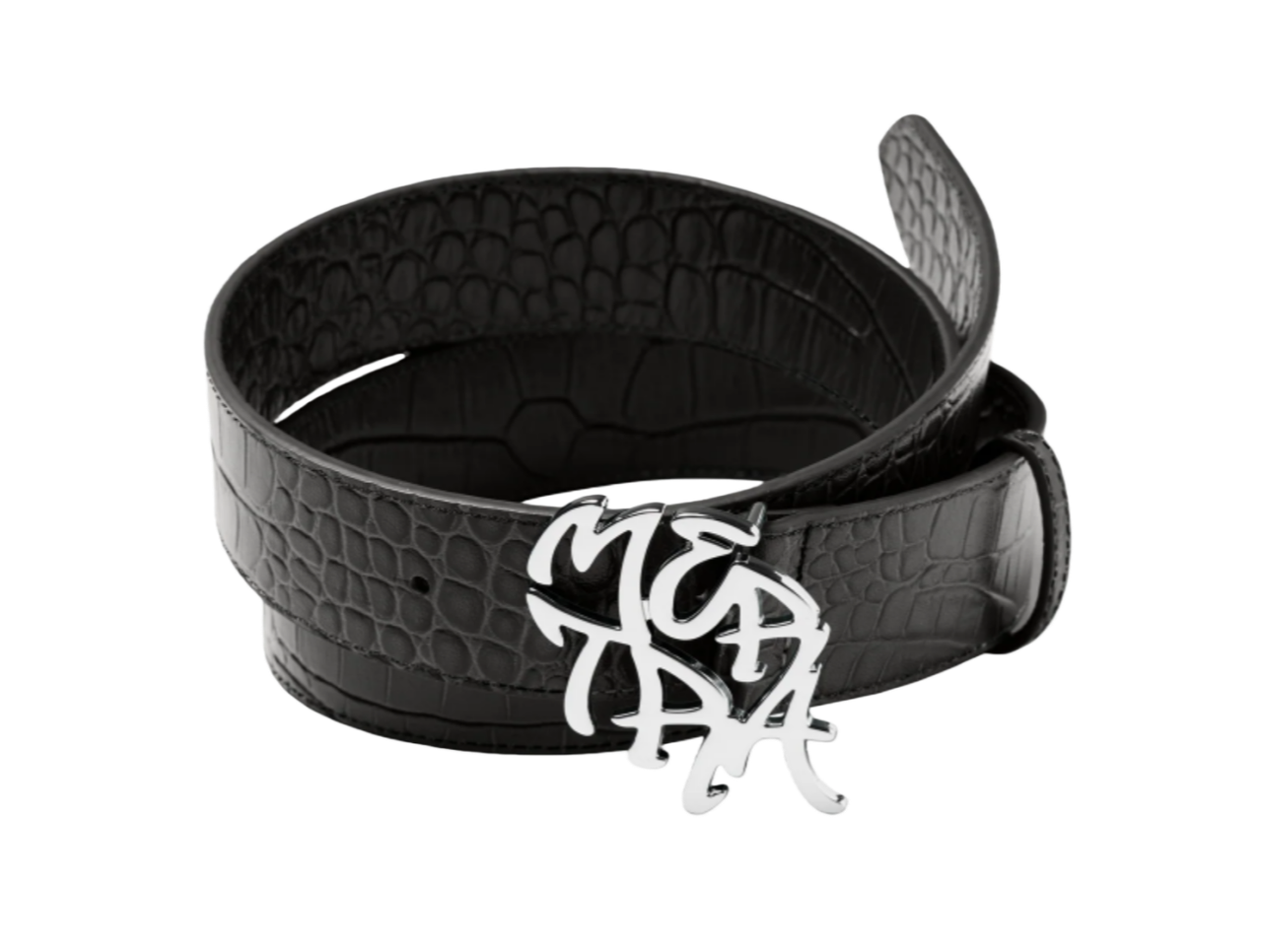 Mertra Alligator Belt Black