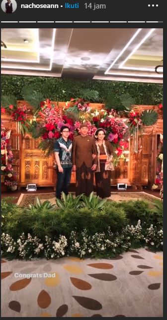 Nicholas Sean berfoto bersama Ahok dan Puput Nastiti Devi
