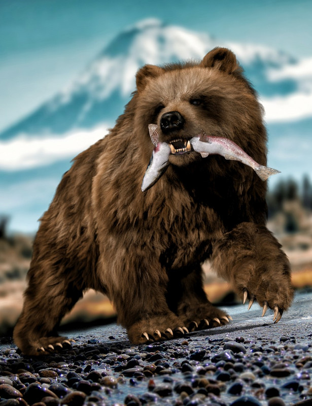 dForce Hair for Brown Bear by AM dForce Hair for Brown Bear by AM