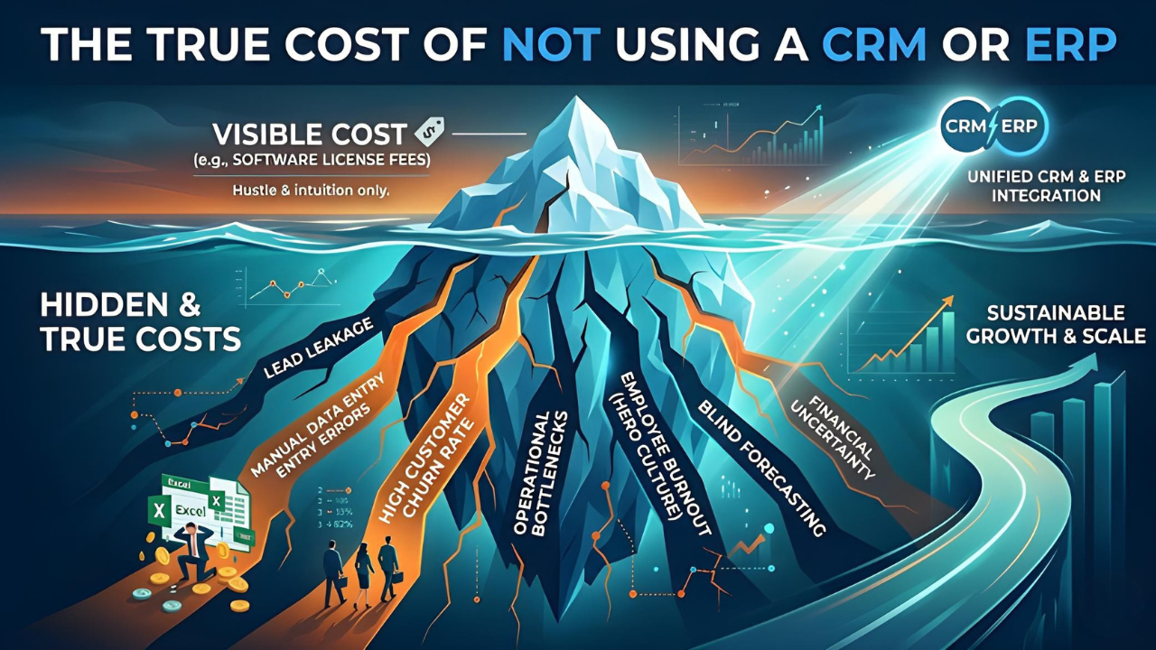 The True Cost of Not Using a CRM or ERP