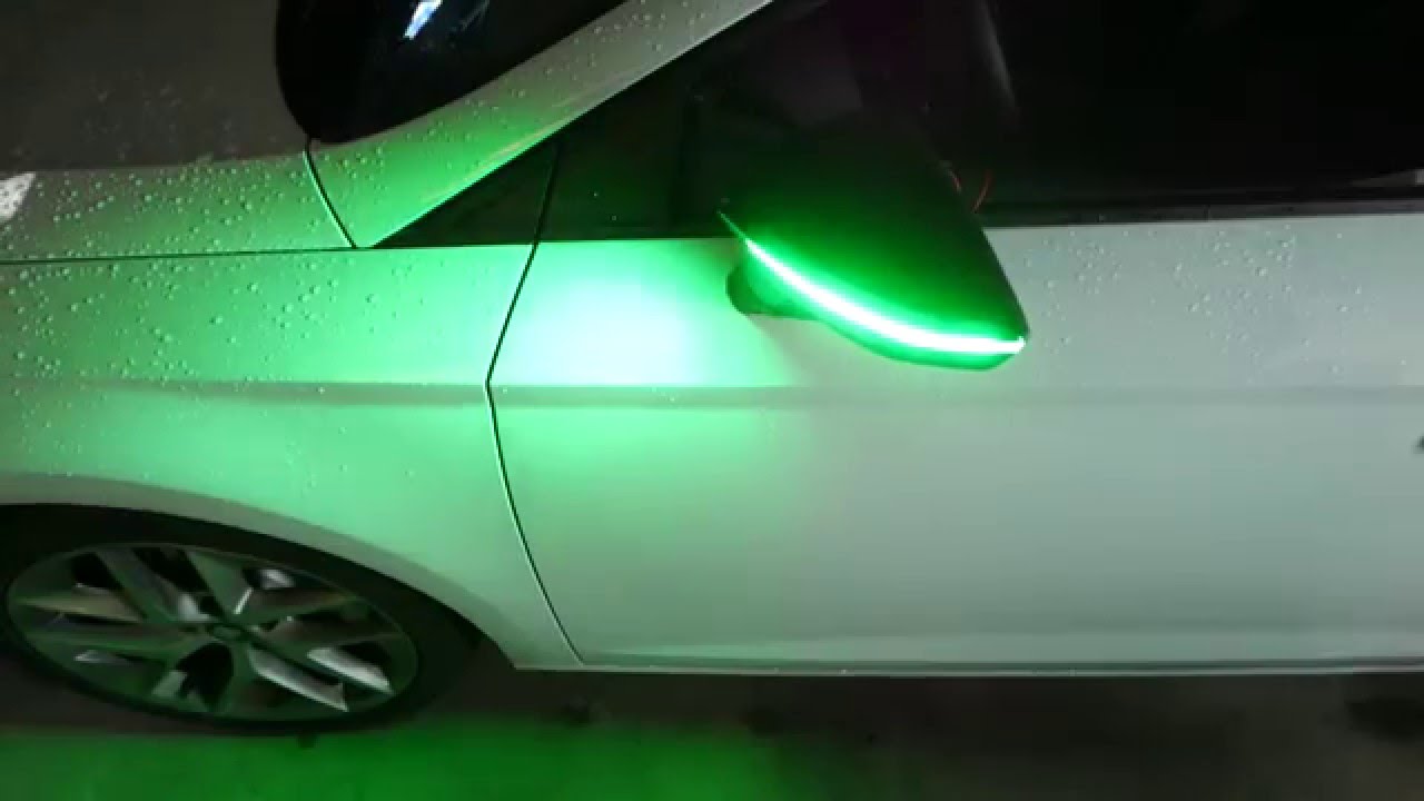 Seat Leon 5F dynamischer Blinker Umfeldbeleuchtu