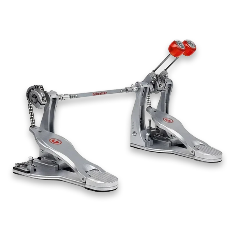 GIBRALTAR 9711GD-DB G-Class Double Bass Drum Pedal | Chrome Finish | 9000 Series