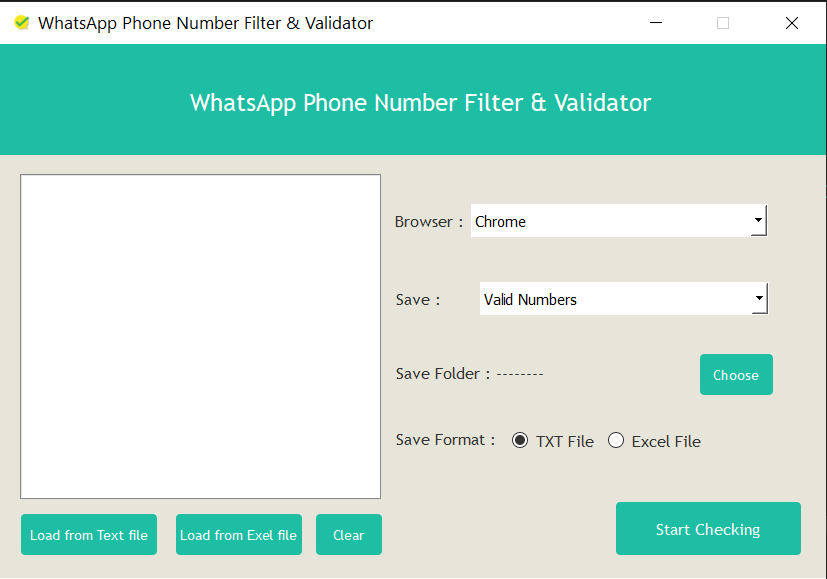 WhatsApp Phone Numbers Filter & Validator - 4