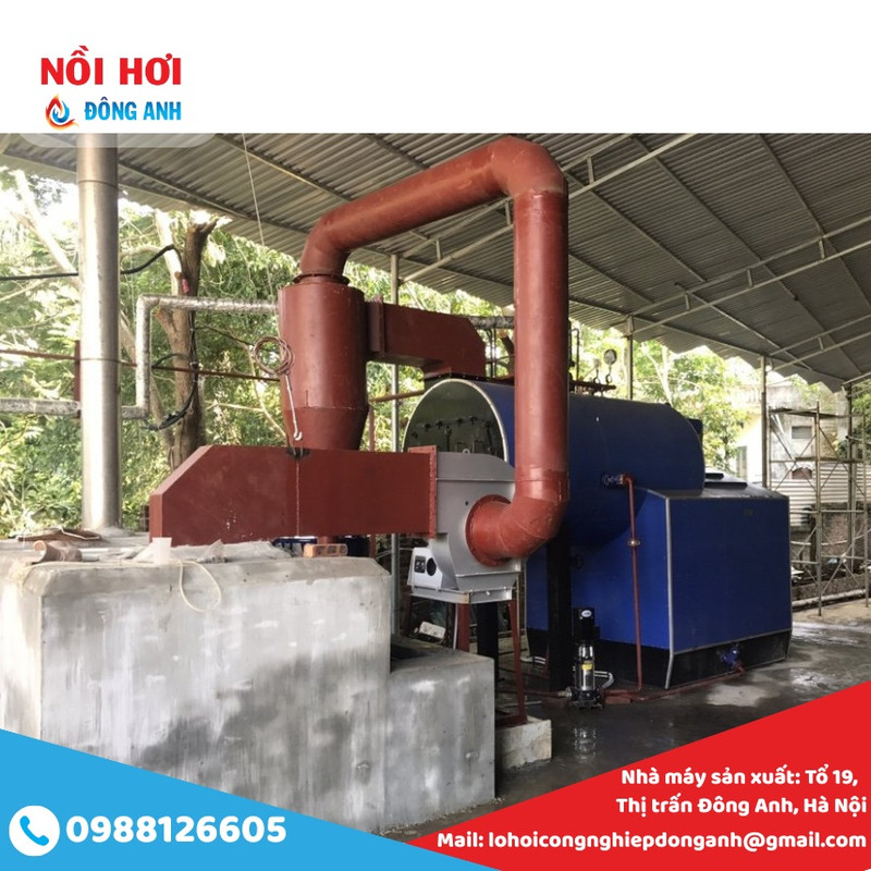 nồi hơi công nghiệp sấy gỗ