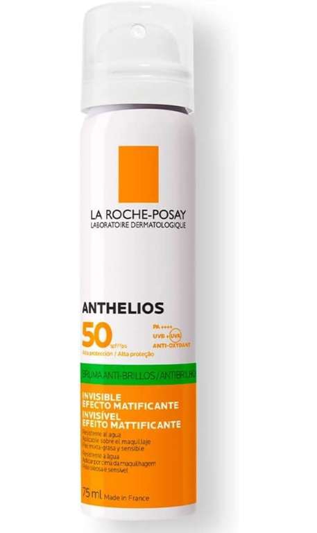 Amazon: La Roche Posay Anthelios Bruma Invisible Ultraligera FPS 50+ Protector Solar Facial, 75ml 
