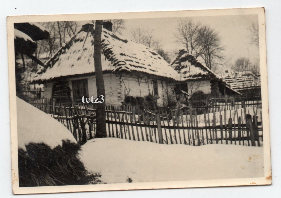 Polen Dynow Dynów b.Sanok Stadt Straße Hütte Behausung
