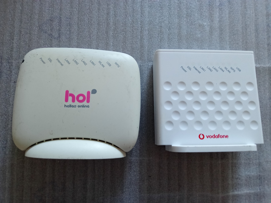 ΧΑΡΙΖΩ] 2 παλαια Router hol-vodafone - XARISETO.GR