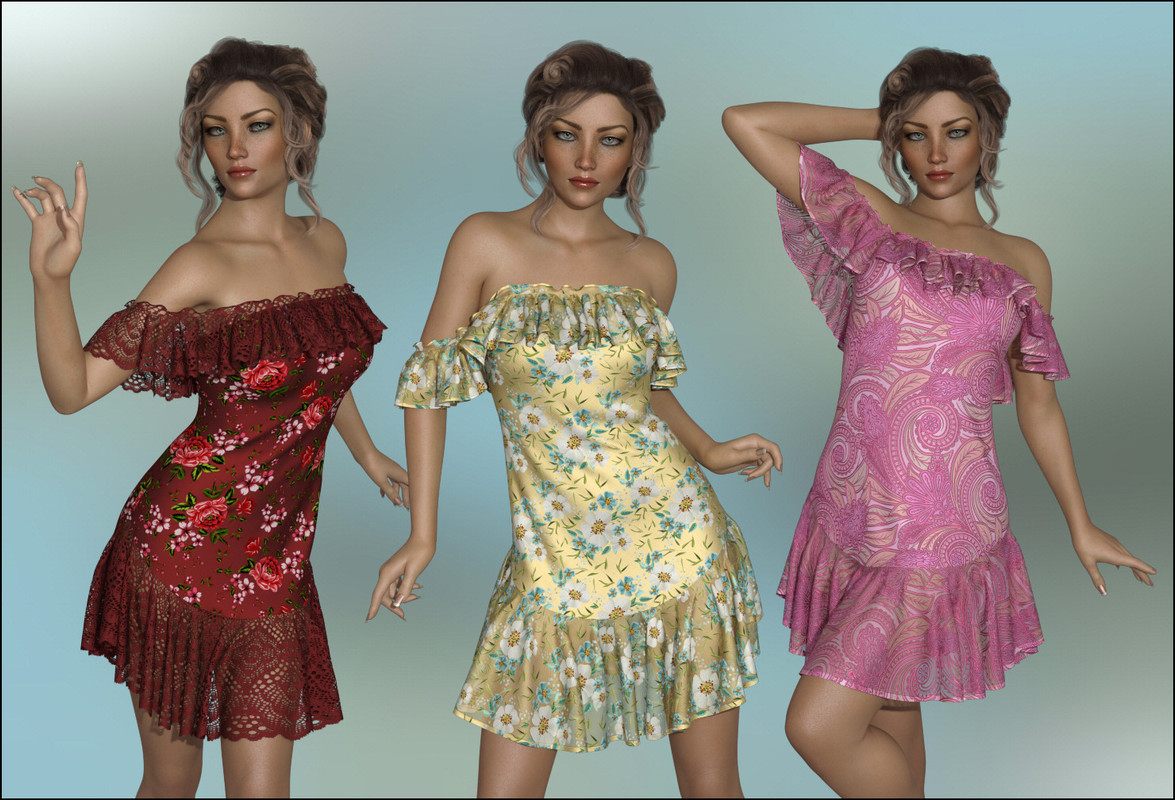 dForce - Octavia Dress for G8F dForce - Octavia Dress for G8F