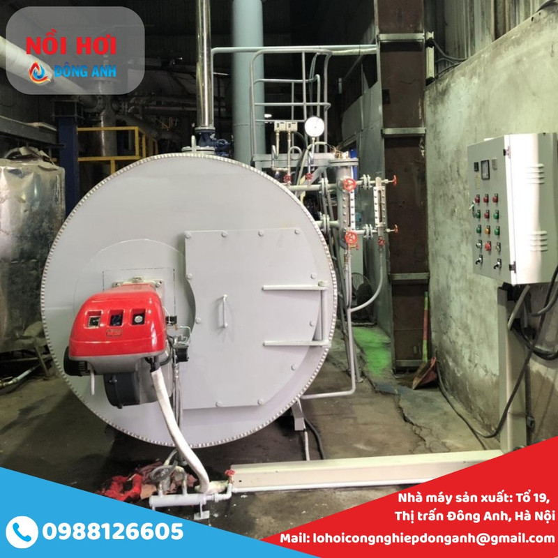 nôig hơi đốt dầu