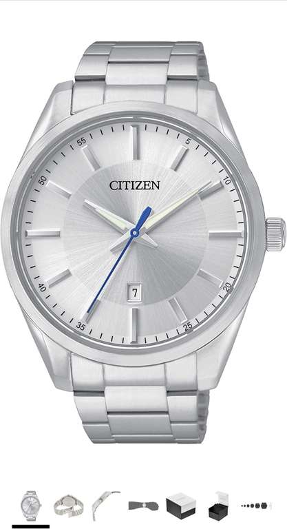 Citizen Quartz Mens Watch, Stainless Steel, Classic 
