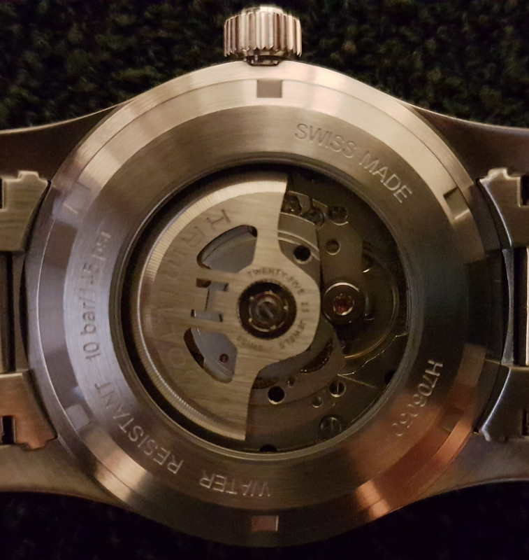 Hamilton Khaki Field Auto 42 mm 100M Blue Dial Bracelet #H70605143 (2)