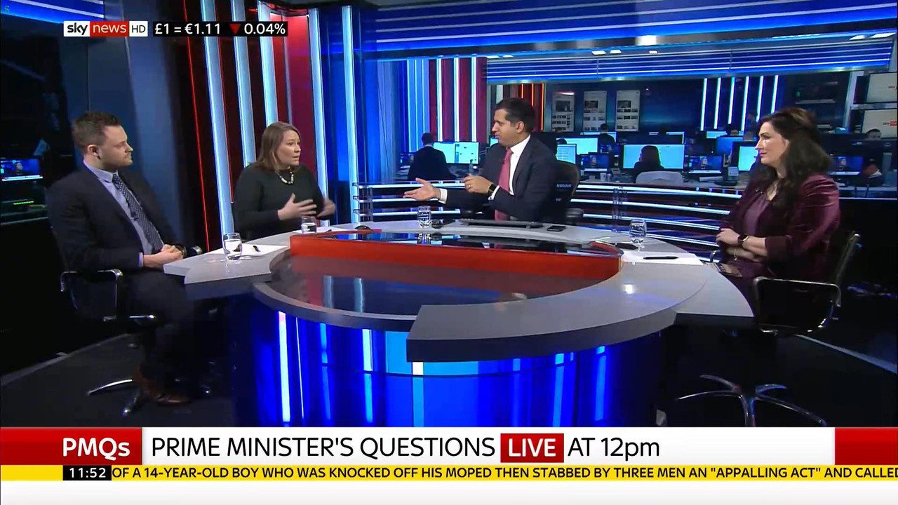 09 January - 11.15.59 - Sky News. Colin Brazier and Jayne Secker