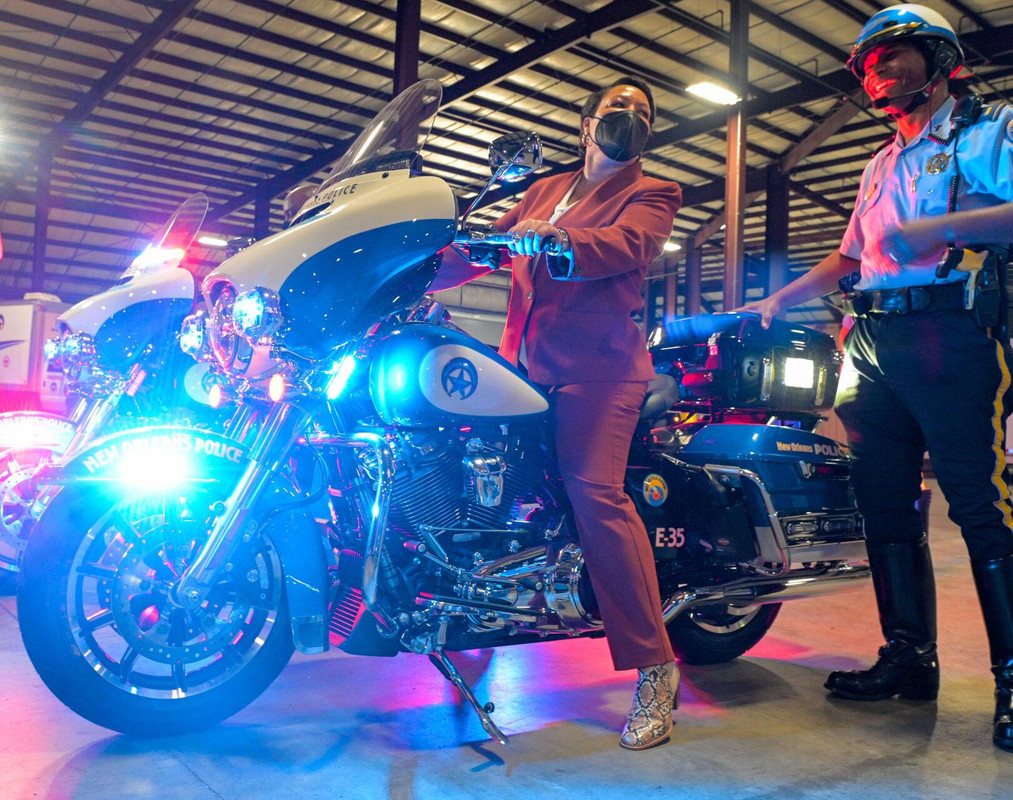 Полиция Нового Орлеана получила новые мотоциклы Harley-Davidson