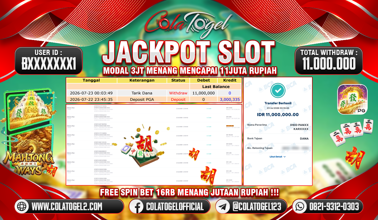 JACKPOT SLOT GACORR!!
