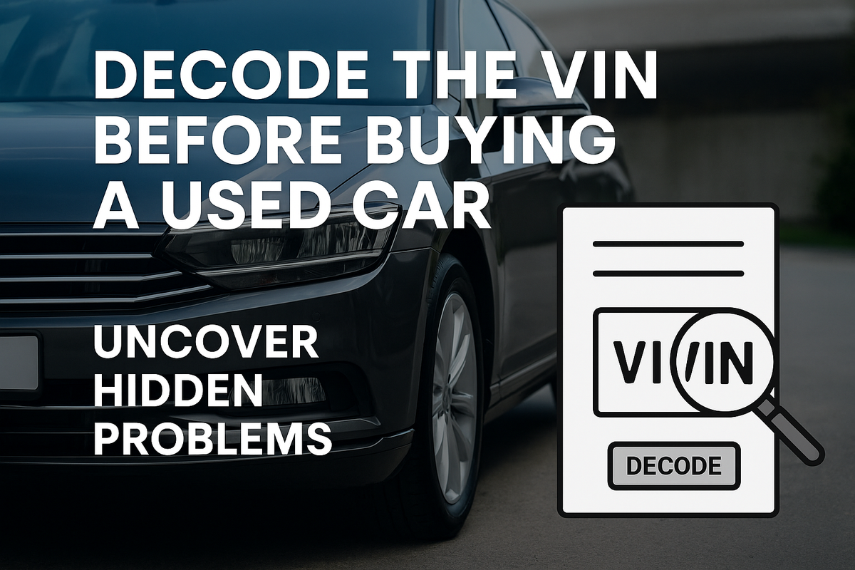 How to Decode a VIN With Few Steps?