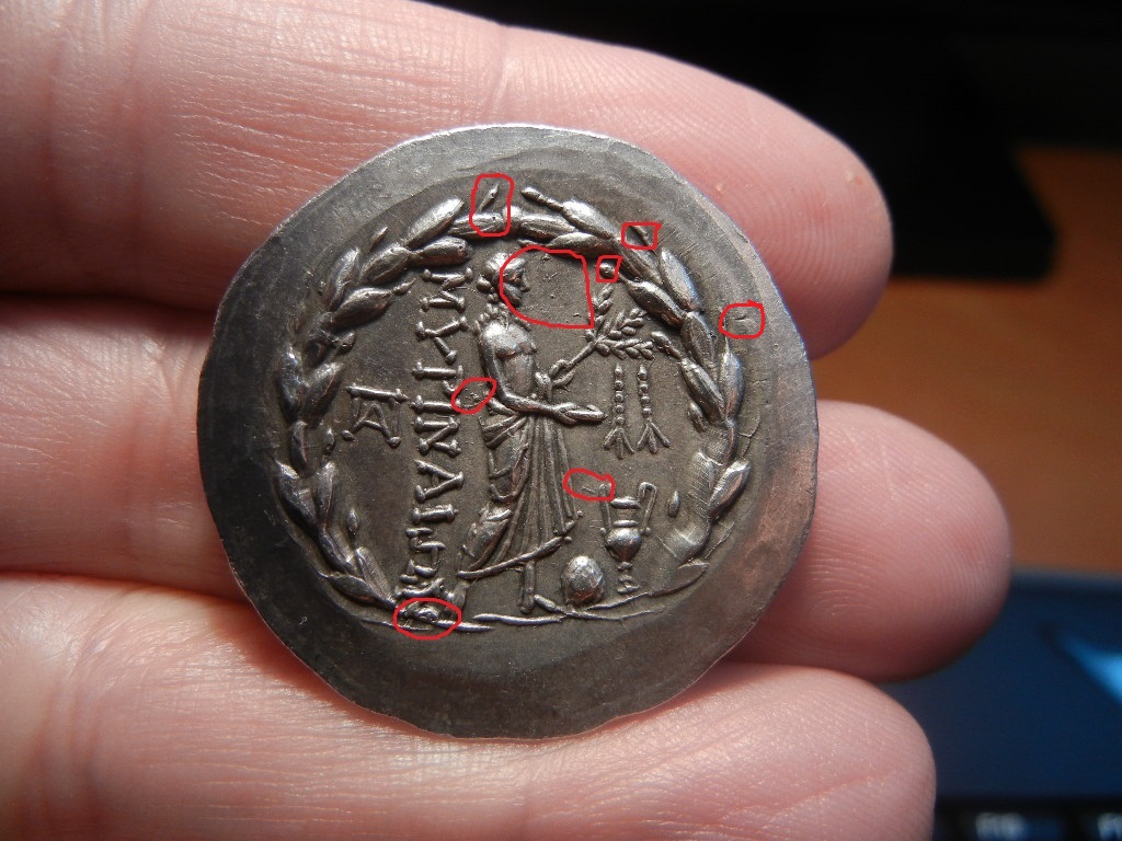 Tetradracma. Mirina (Aeolis, Misia). Reino de Pérgamo. 155-145 a.C. Eigfjeroifrjefioj