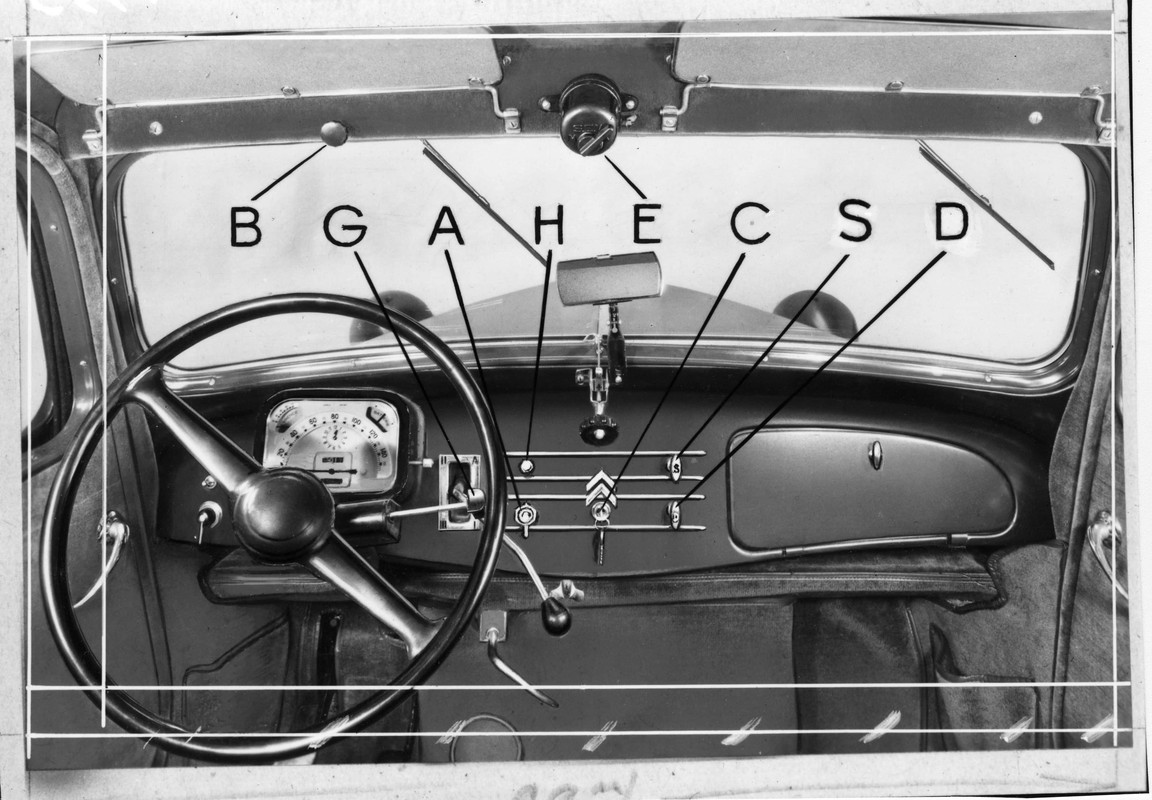 Tableau de bord Traction 1950  - 1.993 -