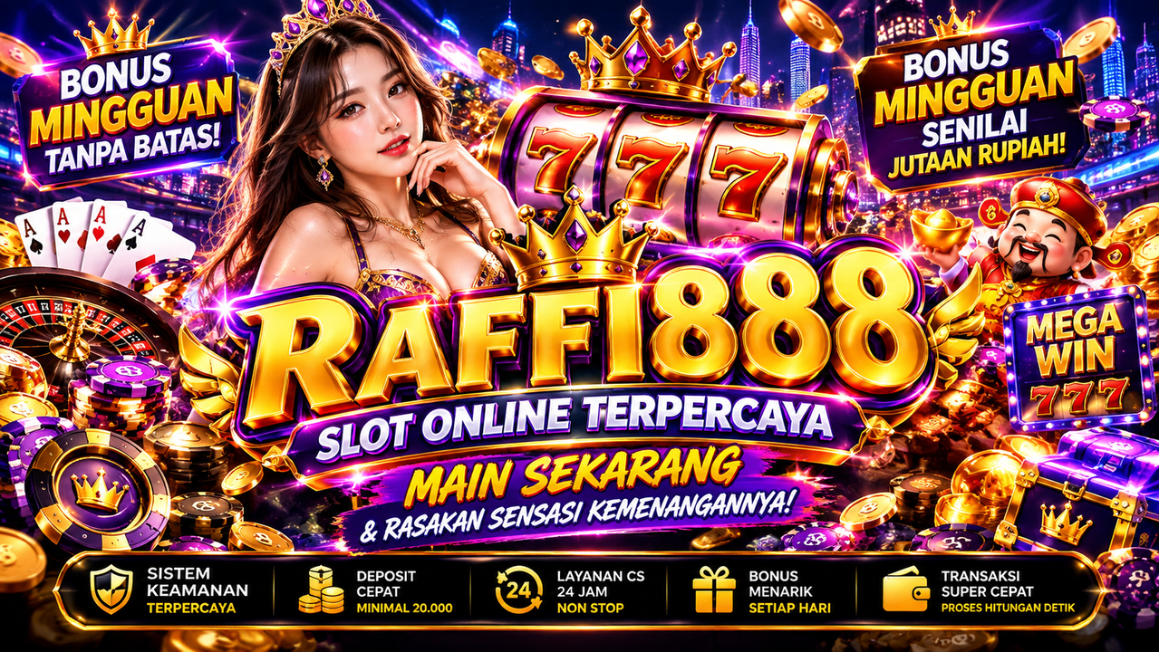 SITUS SLOT ONLINE RESMI RAFFI888 | BANDAR TERPERCAYA & GACOR HARIAN