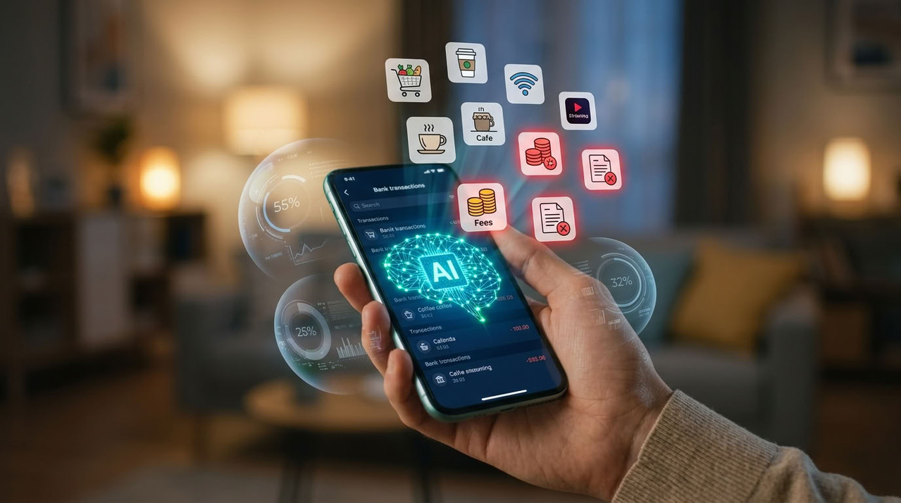 Смартфон анализирует семейные расходы с помощью искусственного интеллекта