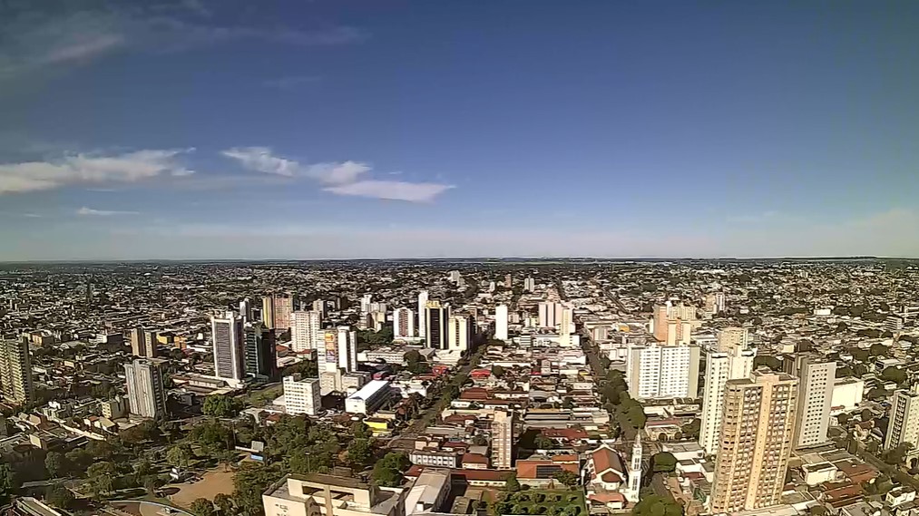 Campo Grande nesta manhã de domingo