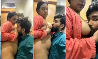 Sexy Indian Milf Blowjob And Boobs Sucking By Husband nude sex video