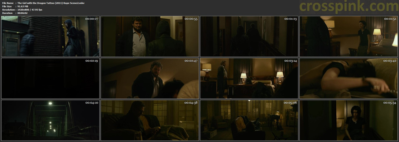The Girl with the Dragon Tattoo (2011) Rape Scene2.mkv