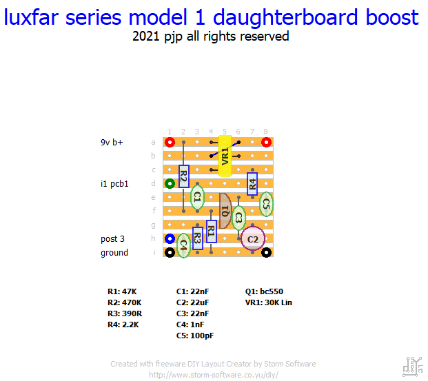 Luxfar Series Model 1 daughterboard boost