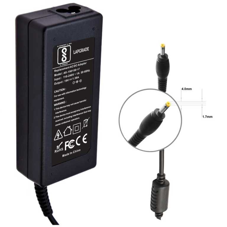 LAPGRADE 19.5V 2.05A Adapter Charger for Compaq Mini 1000 PC series