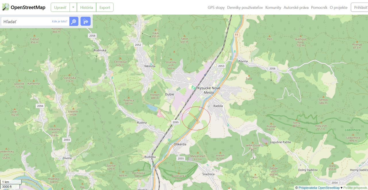 privádzač Kysucké Nové Mesto