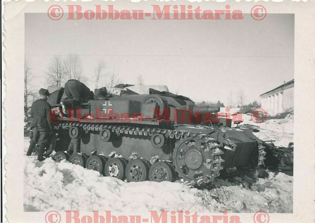 Russland Sturmgeschütz STUG III Winter Feld-Werkstatt INST SFL C