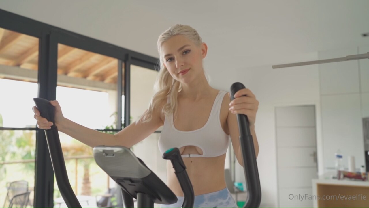 Eva Elfie Working Out Sextape Video Leaked