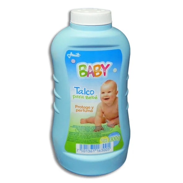 MYB BABY TALCO PARA BEBE AZUL APL3X2     7501361163005