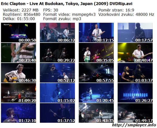 Eric Clapton - Live At Budokan, Tokyo, Japan (2009)