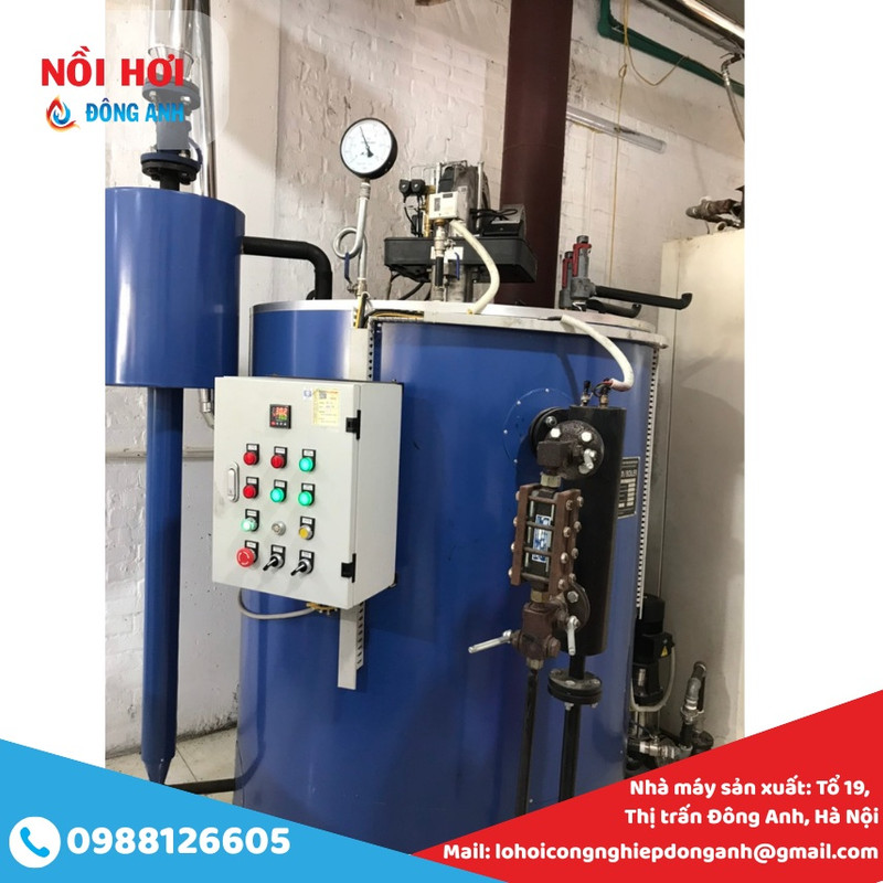 lò hơi đốt dầu 500