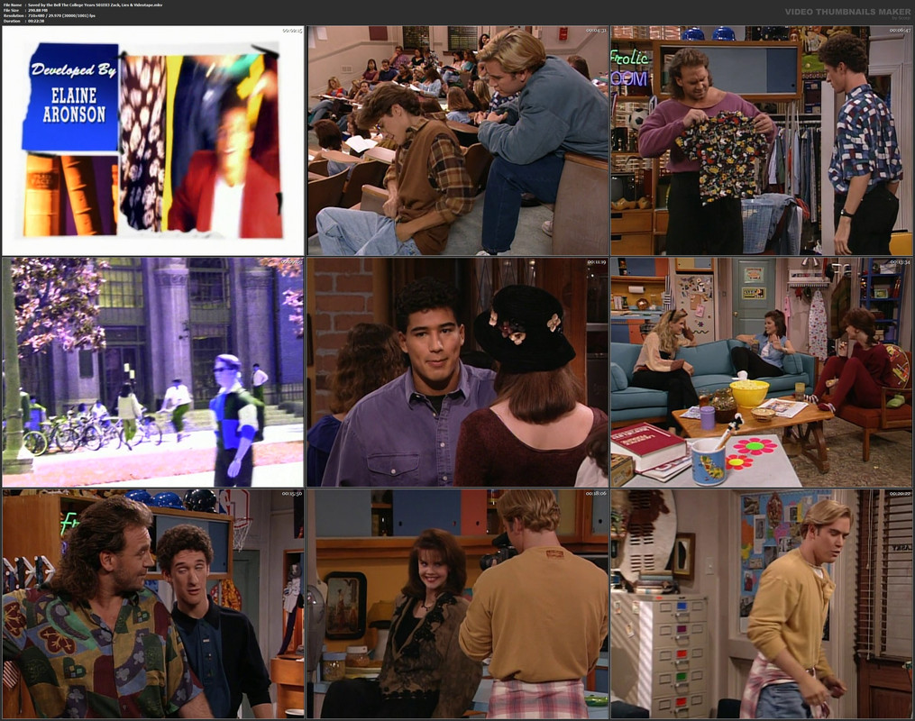 Saved by the Bell The College Years S01E03 Zack, Lies & Videotape.mkv
