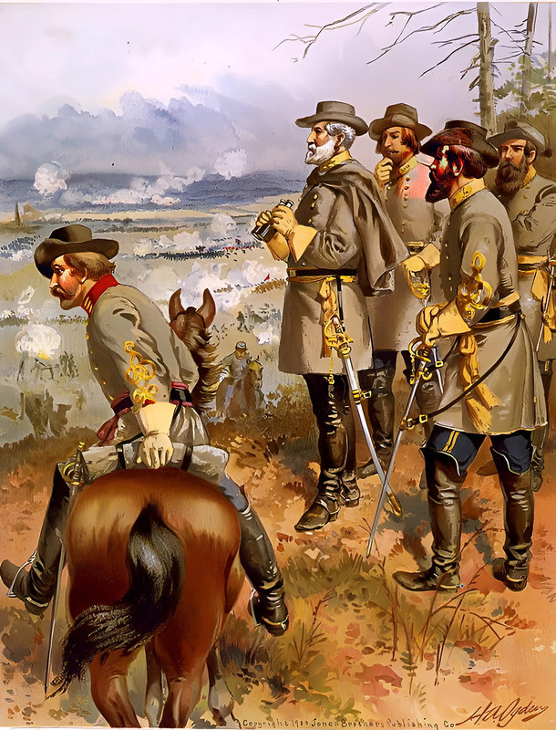 Civil americana,Fredericksburg,Gen. Robt. E. Lee at Fredericksburg