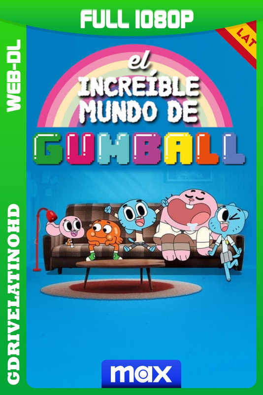 El increíble mundo de Gumball (2011-2018) Temporada 1 a 6 WEB-DL 1080p Latino-Inglés