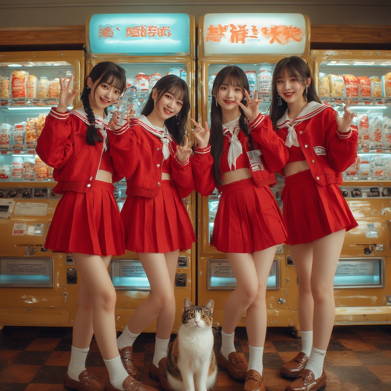 Four-young-Asian-women-20s-pos-(25)