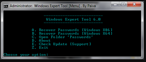 Windows Expert Tool 6.0