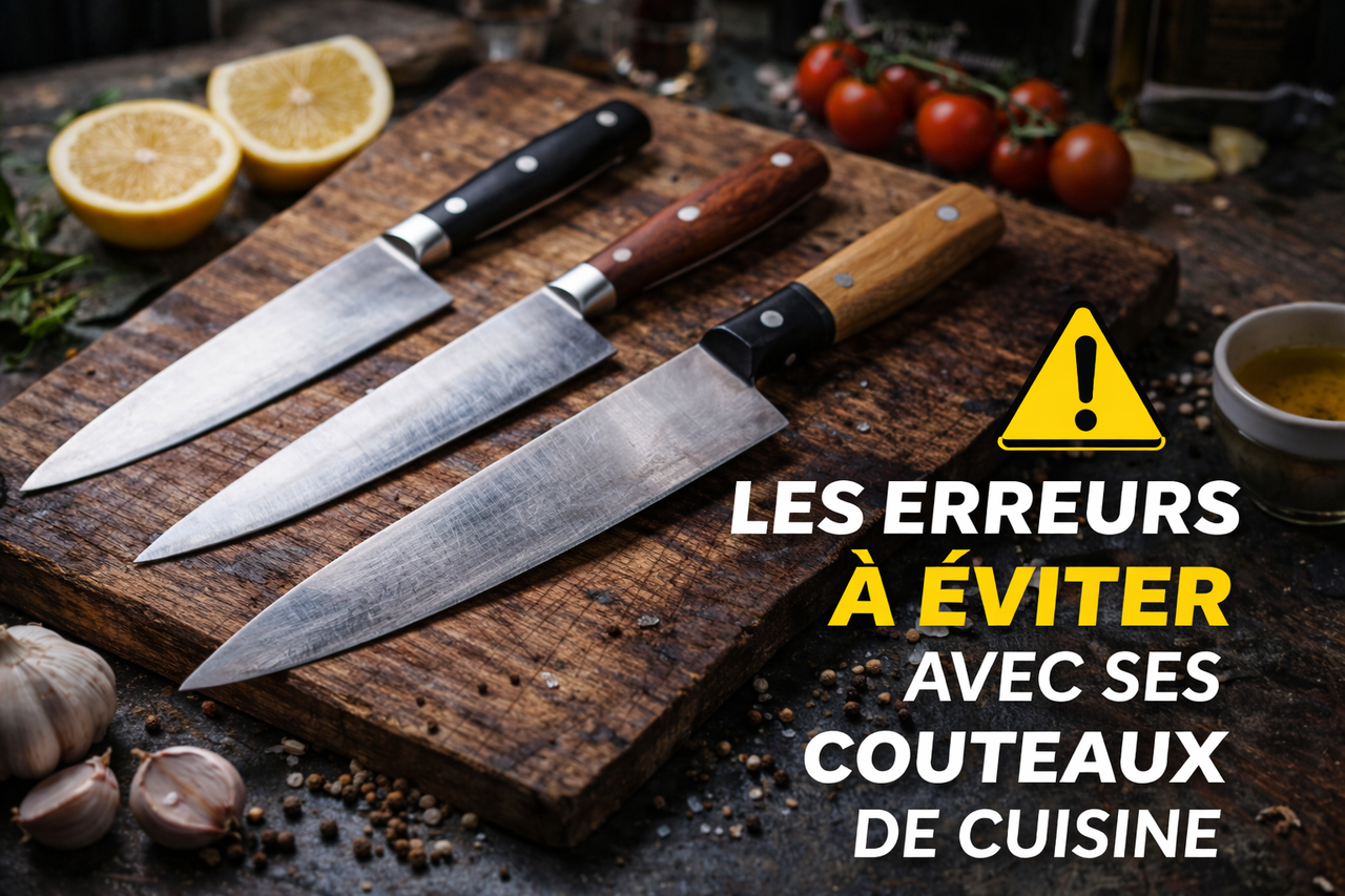 Couteaux de cuisine professionnels de haute précision