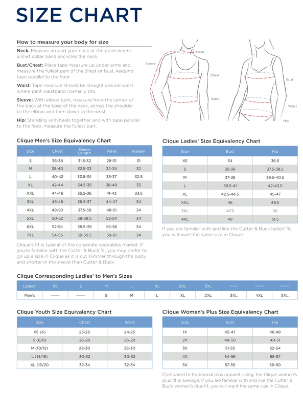 Sizing Diagram