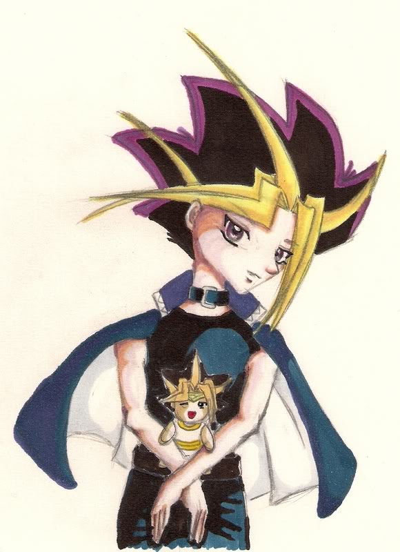 Hình vẽ Atemu (Yami Yugi) bộ YugiOh (vua trò chơi) - Page 6 2_Atemp_3