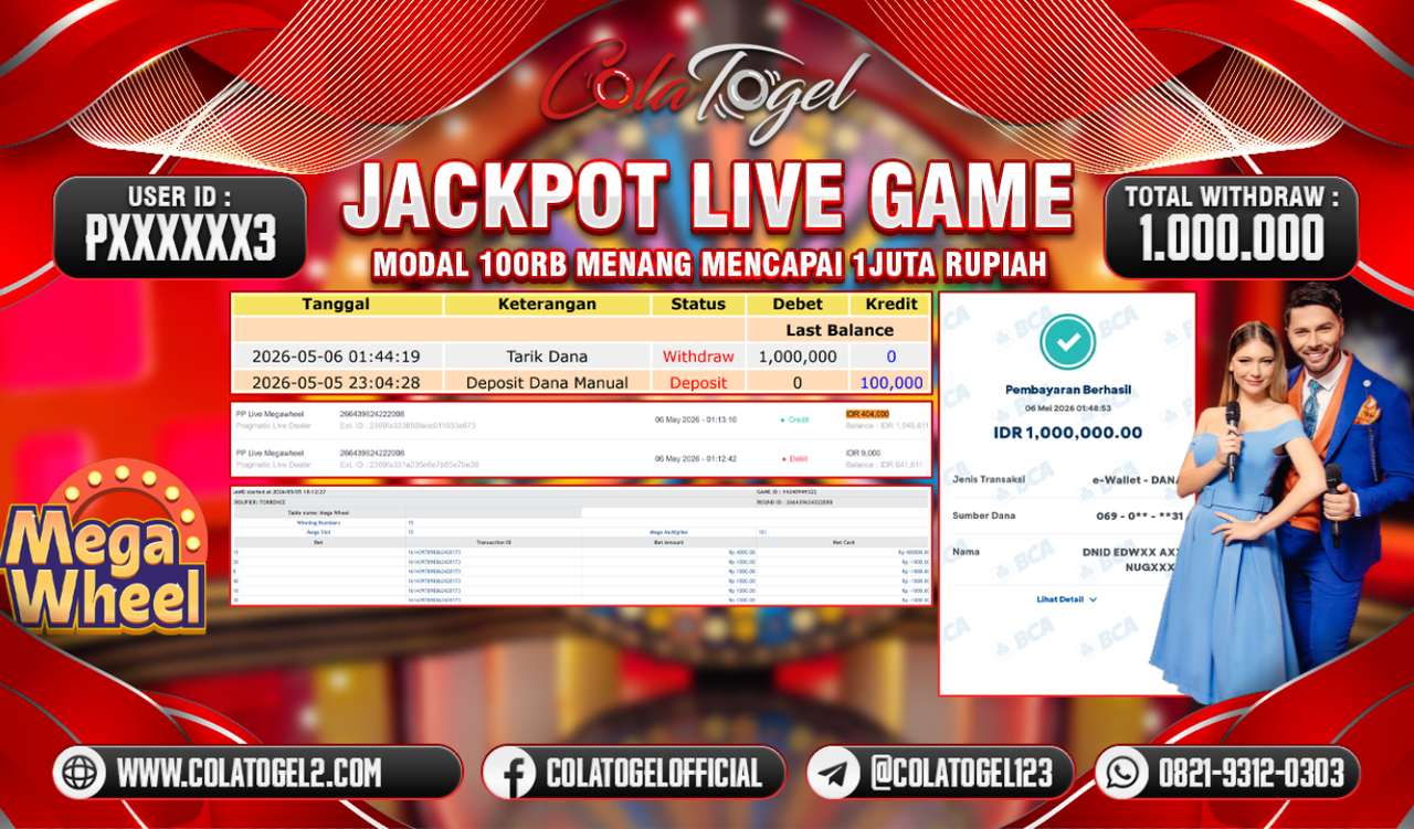 JACKPOT LIVE GAME!!