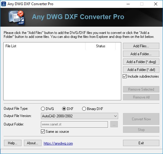 Any DWG DXF Converter Pro v2023.0